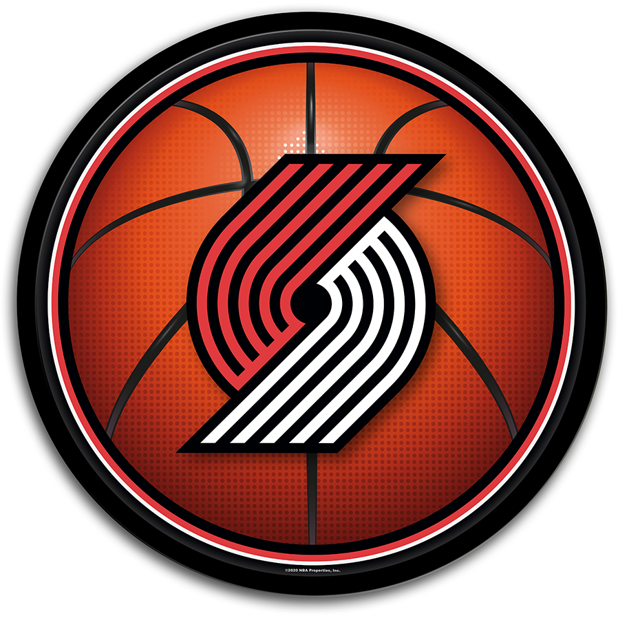 Portland Trail Blazers: Basketball - Modern Disc Wall Sign - The Fan-Brand