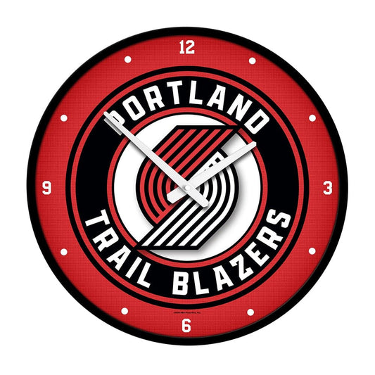Portland Trail Blazers: Modern Disc Wall Clock - The Fan-Brand