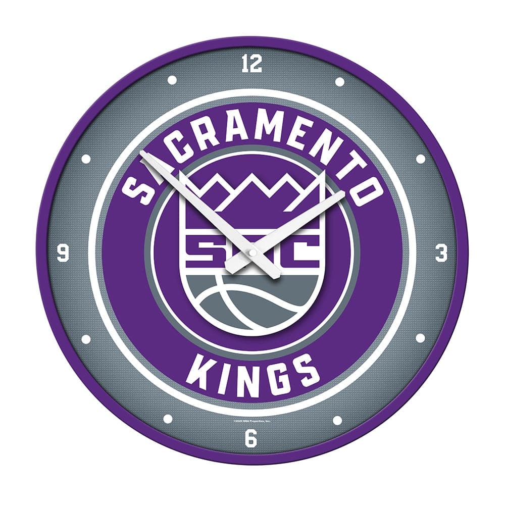 Sacramento Kings: Modern Disc Wall Clock - The Fan-Brand
