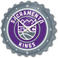 Sacramento Kings: Bottle Cap Wall Clock - The Fan-Brand
