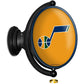 Utah Jazz: Original Oval Rotating Lighted Wall Sign - The Fan-Brand