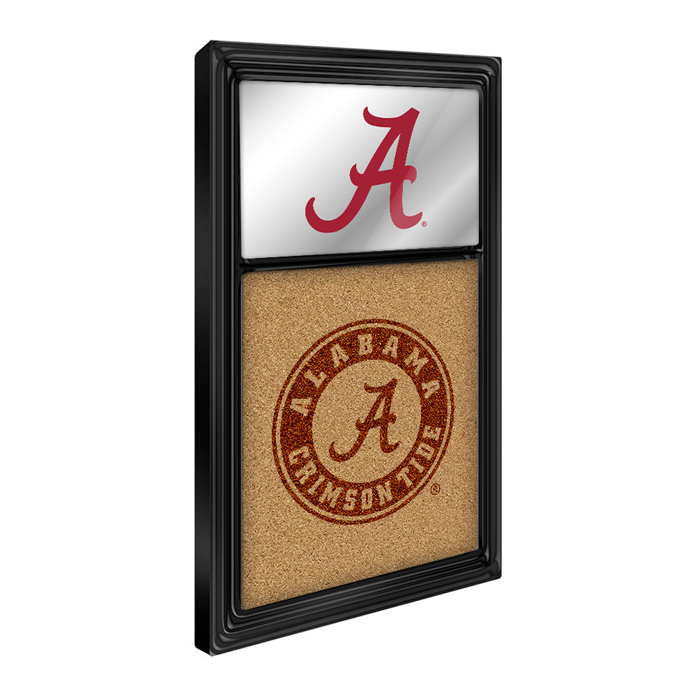 Alabama Crimson Tide: Dual Logo Mirrored Dry Erase Note Board - The Fan ...