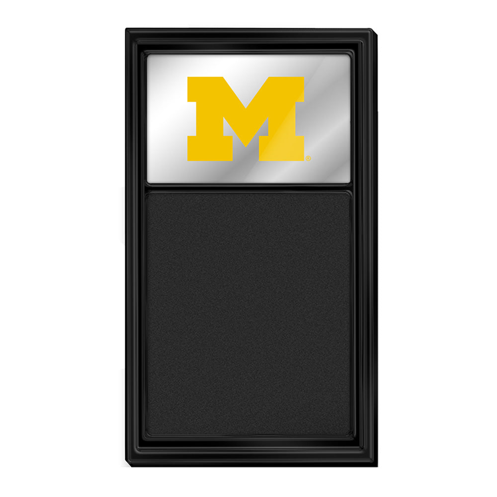 Michigan Wolverines: Mirrored Chalk Note Board Default Title