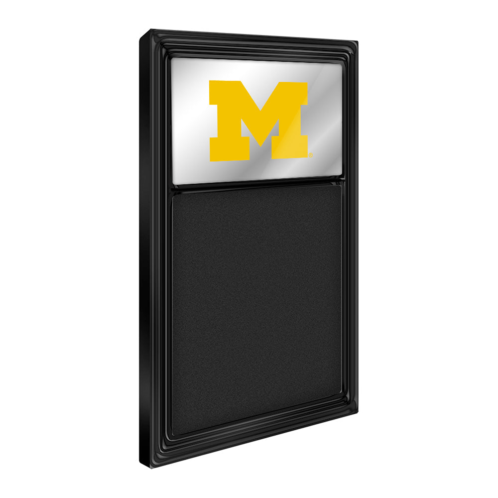 Michigan Wolverines: Mirrored Chalk Note Board Default Title