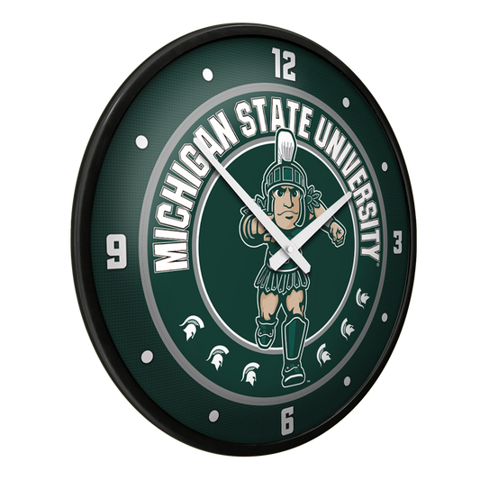 Michigan State Spartans: Sparty - Modern Disc Wall Clock Default Title