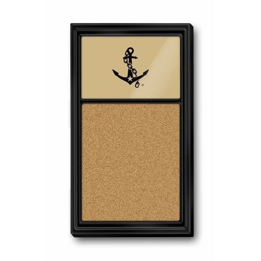 Vanderbilt Commodores: Anchor - Cork Note Board Gold