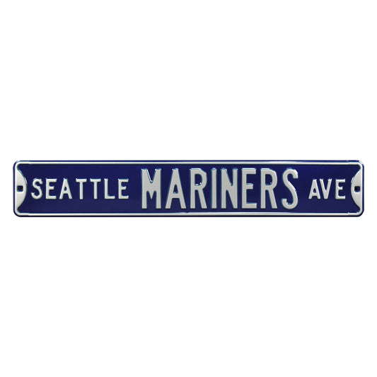 Seattle Mariners Steel Street Sign-SEATTLE MARINERS AVE