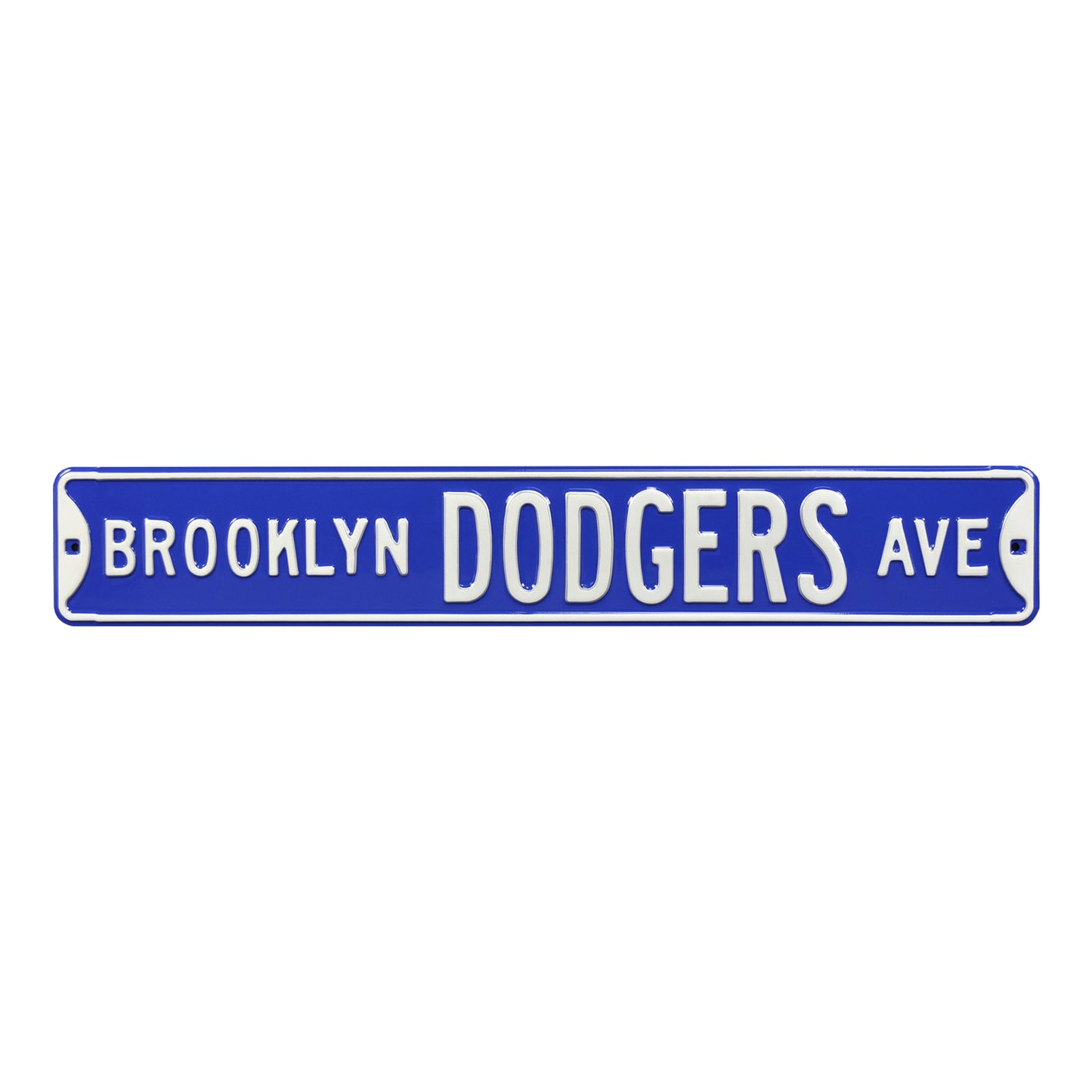 Brooklyn Dodgers Steel Street Sign-BROOKLYN DODGERS AVE