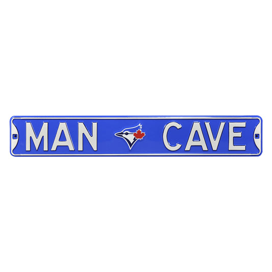 Toronto Blue Jays Steel Street Sign with Logo-MAN CAVE