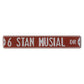 St Louis Cardinals Steel Street Sign-6 STAN MUSIAL DR
