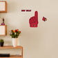 Louisville Cardinals:    Foam Finger        - Officially Licensed NCAA Removable     Adhesive Decal