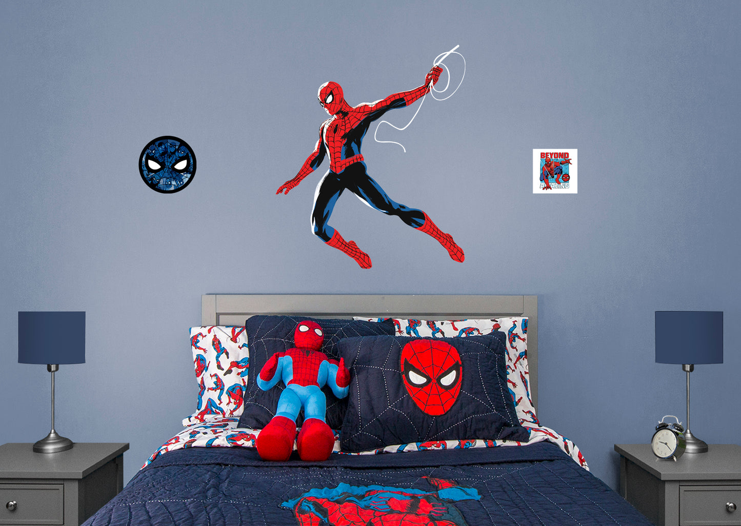 Spider-Man: Spider-Man Beyond Amazing RealBig        - Officially Licensed Marvel Removable     Adhesive Decal