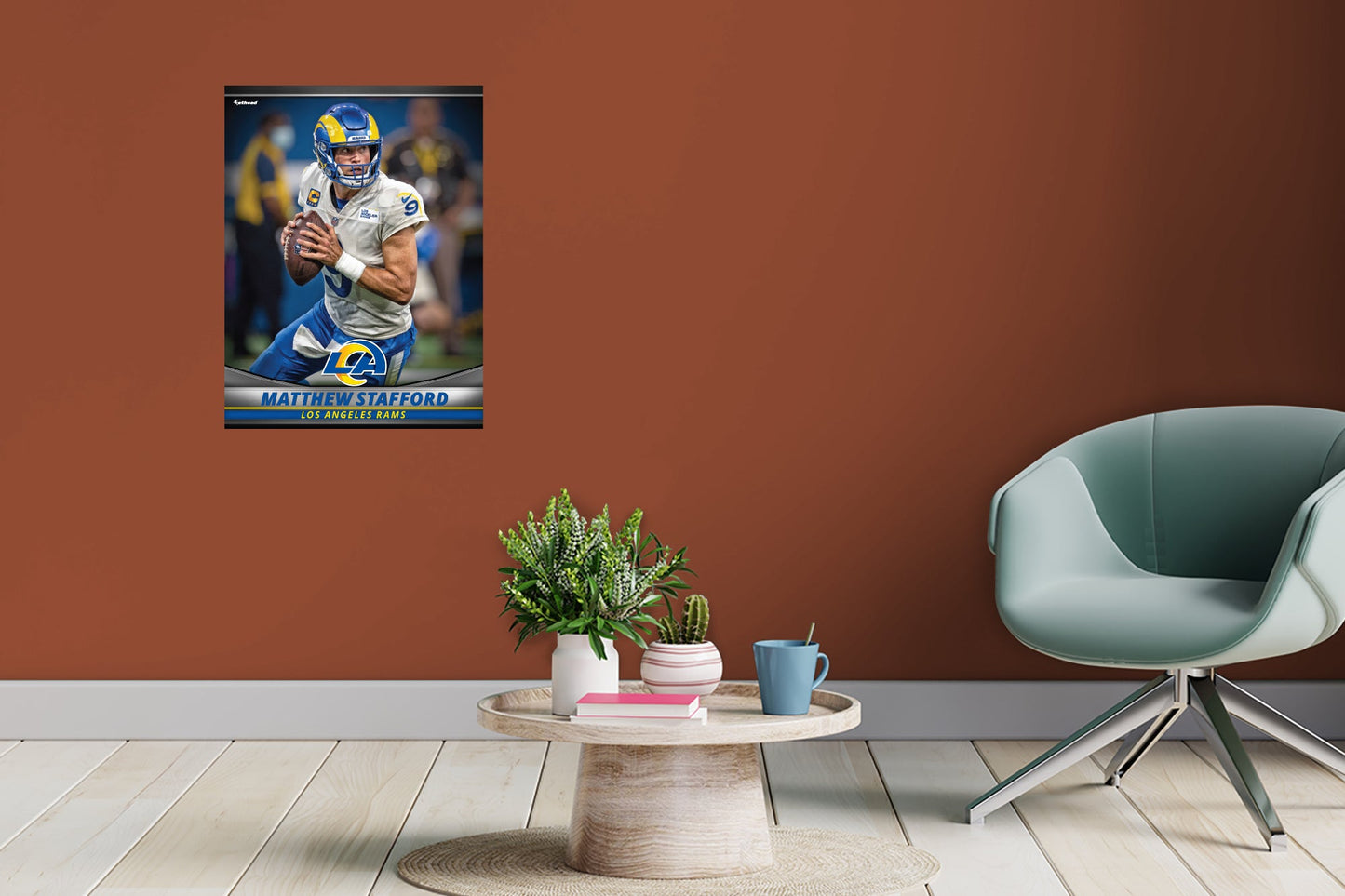 Los Angeles Rams: Matthew Stafford GameStar - Officially Licensed NFL Removable Adhesive Decal