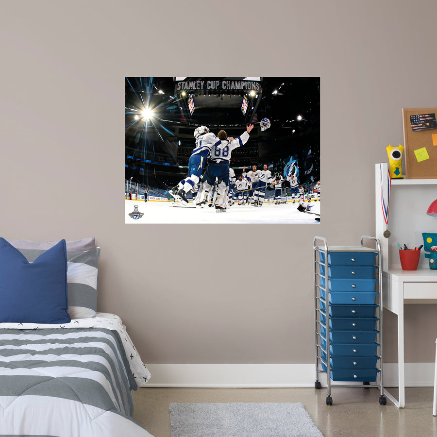 2020 Stanley Cup - Peel & Stick Poster - Official NHL - Tampa Bay Lightning - Reusable Vinyl Wall Decal