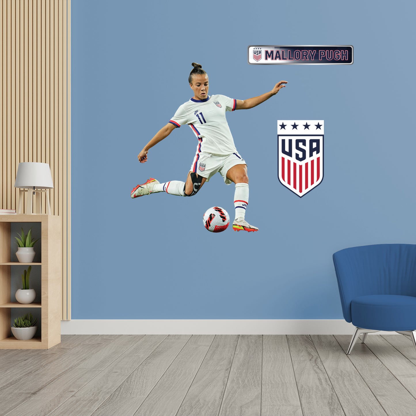 Mallory Swanson RealBig - Officially Licensed USWNT Removable Adhesive Decal