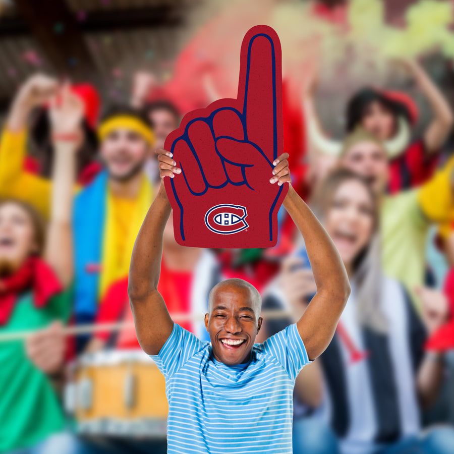Foam Finger - Big Head - Official NHL - Montreal Canadiens - Foam Core Cutout