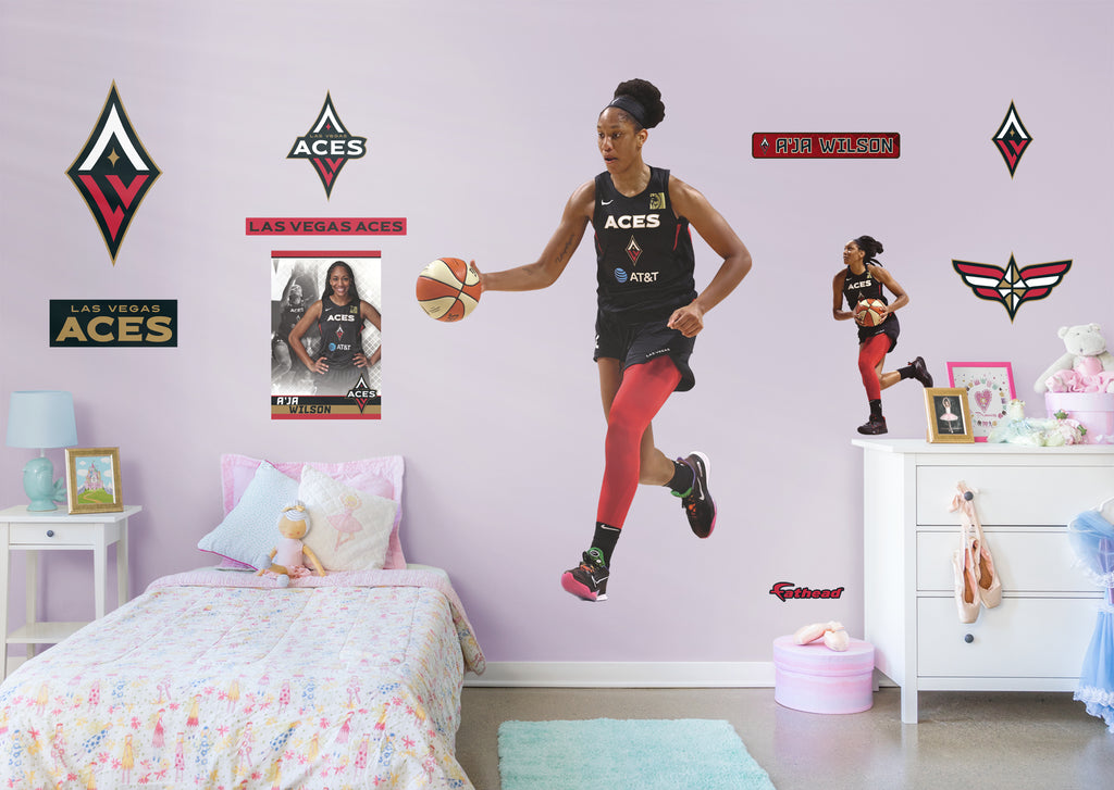 Life-Size Athlete + 10 Decals (50"W x 78"H)