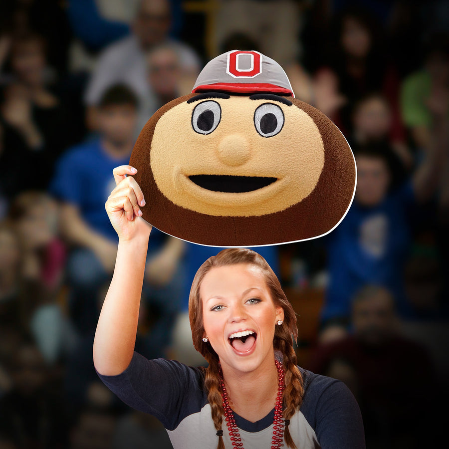 Ohio State Buckeyes - Big Head - Official NCAA - Ohio State U - Foam Core Cutout