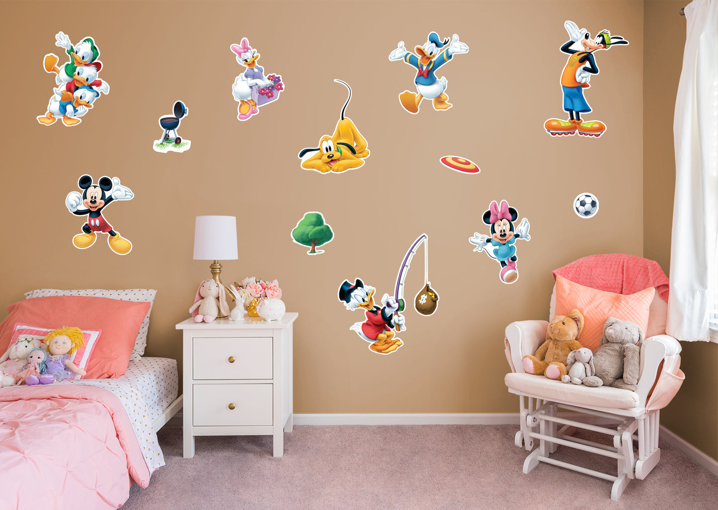 Mickey Mouse:  Summer Collection        - Officially Licensed Disney Removable Wall   Adhesive Decal