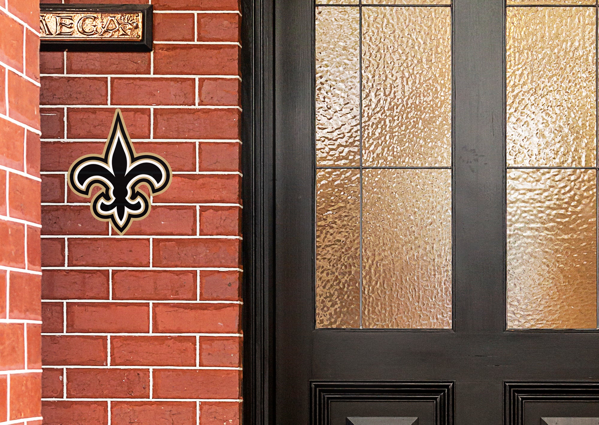 New Orleans Saints: Alumigraphic Logo - NFL Outdoor Graphic 31W x 38H