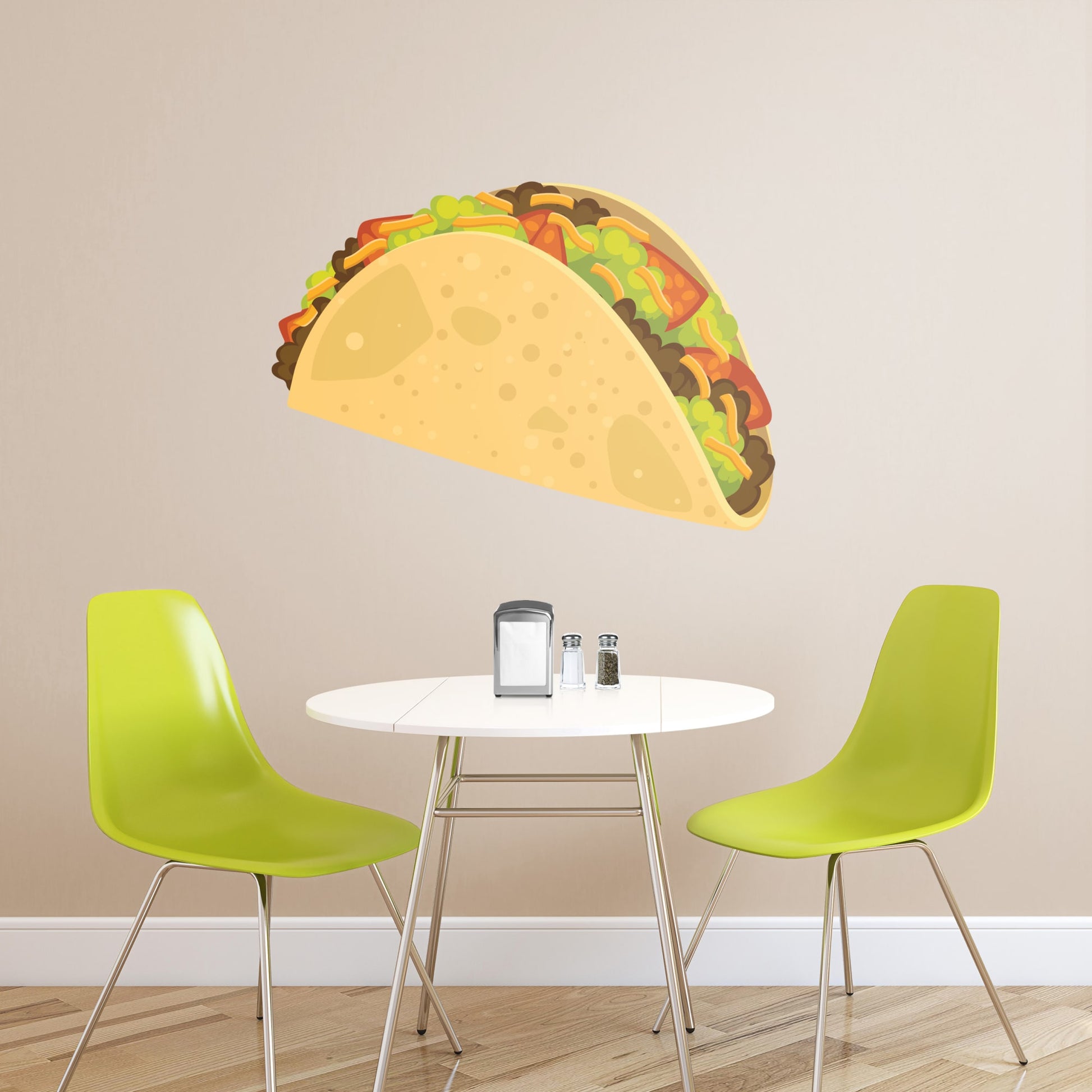 X-Large Taco + 2 Decals (33"W x 23"H)