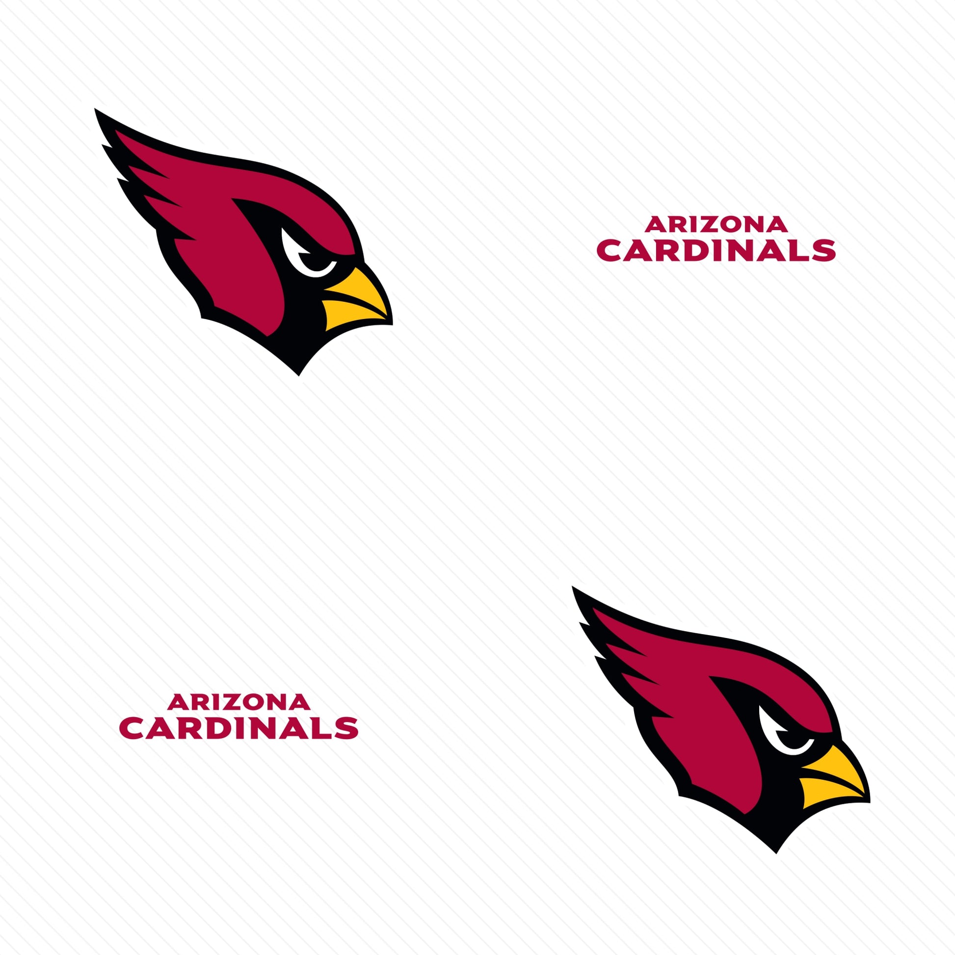 Arizona Cardinals: Line - Officially Licensed NFL Peel & Stick Wallpap ...