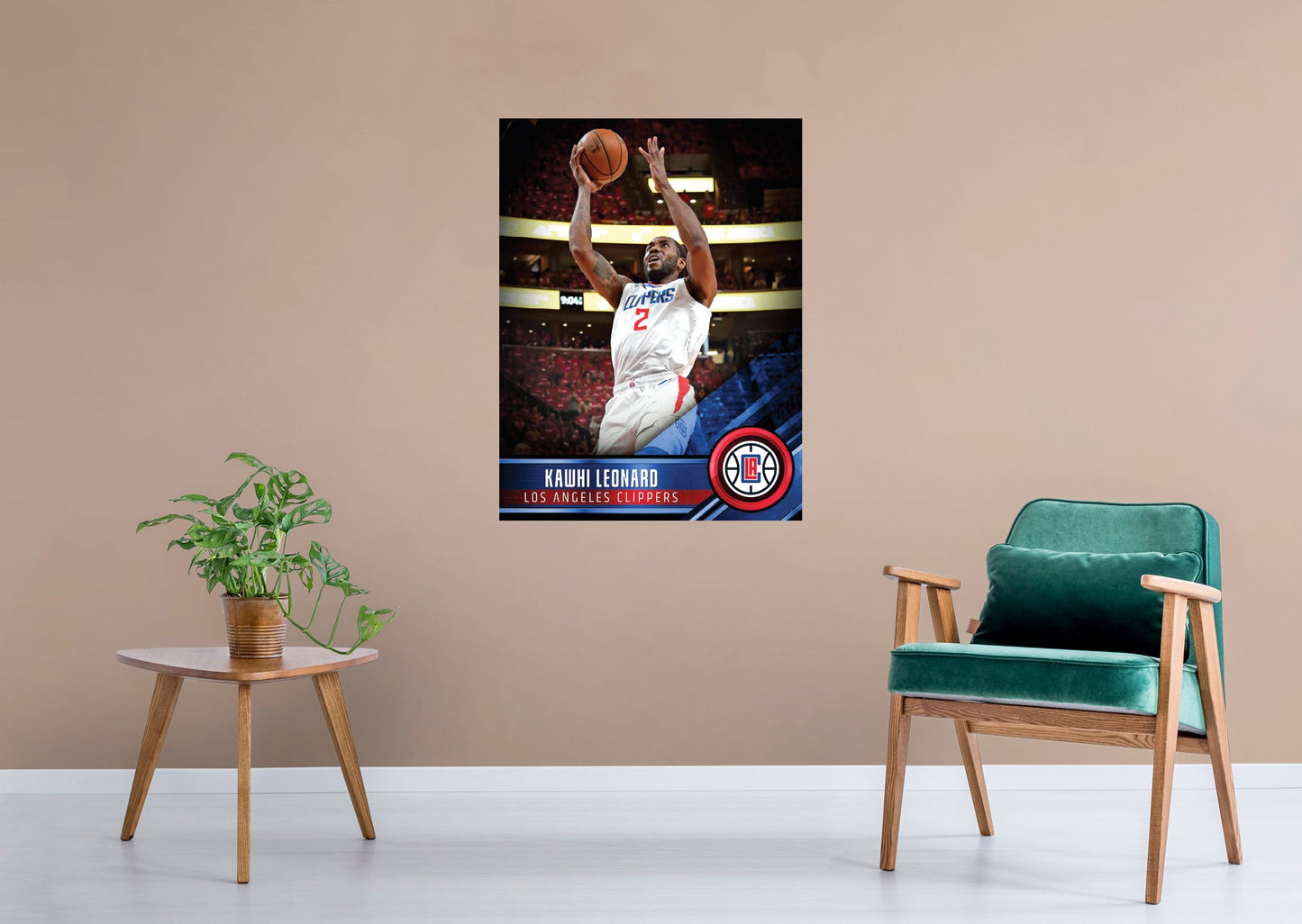 Los Angeles Clippers: Kawhi Leonard Poster - Officially Licensed NBA Removable Adhesive Decal