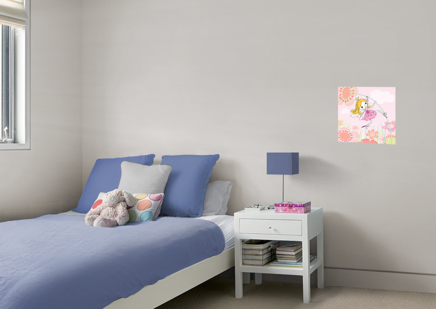 Nursery:  Flowers Mural        -   Removable Wall   Adhesive Decal