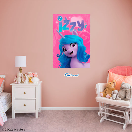 My Little Pony Movie 2: Izzy Poster        - Officially Licensed Hasbro Removable     Adhesive Decal