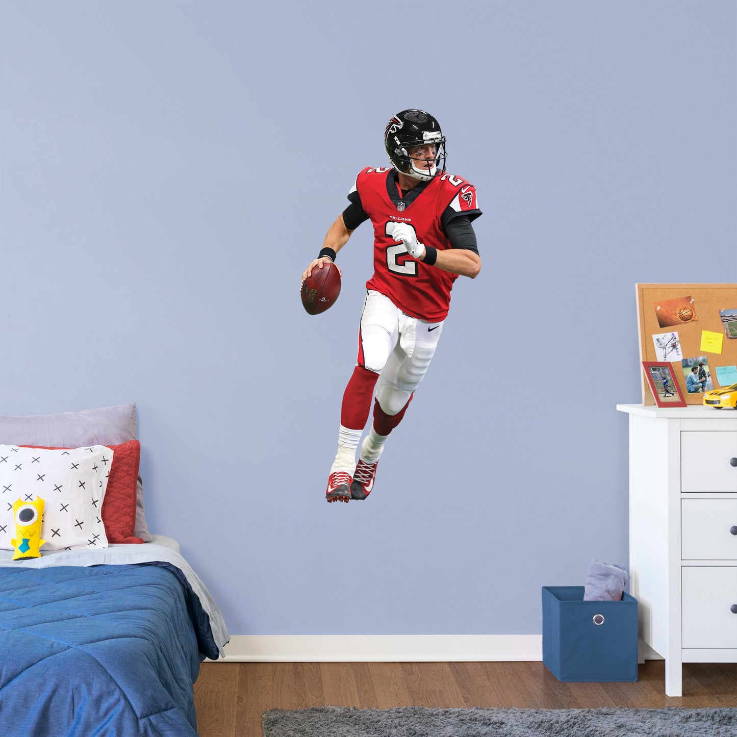 Atlanta Falcons: Matt Ryan         - Officially Licensed NFL Removable Wall   Adhesive Decal