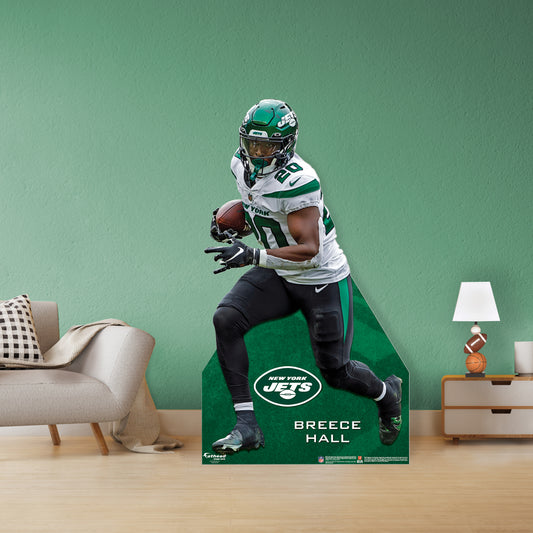New York Jets: Breece Hall   Life-Size   Foam Core Cutout  - Officially Licensed NFL    Stand Out