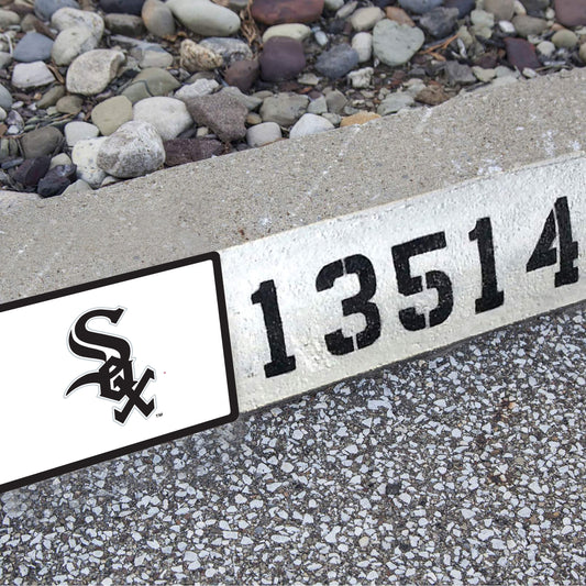 Chicago White Sox: Address Block Logo - Officially Licensed MLB Outdoor Graphic