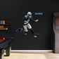 Carolina Panthers: Miles Sanders         - Officially Licensed NFL Removable     Adhesive Decal