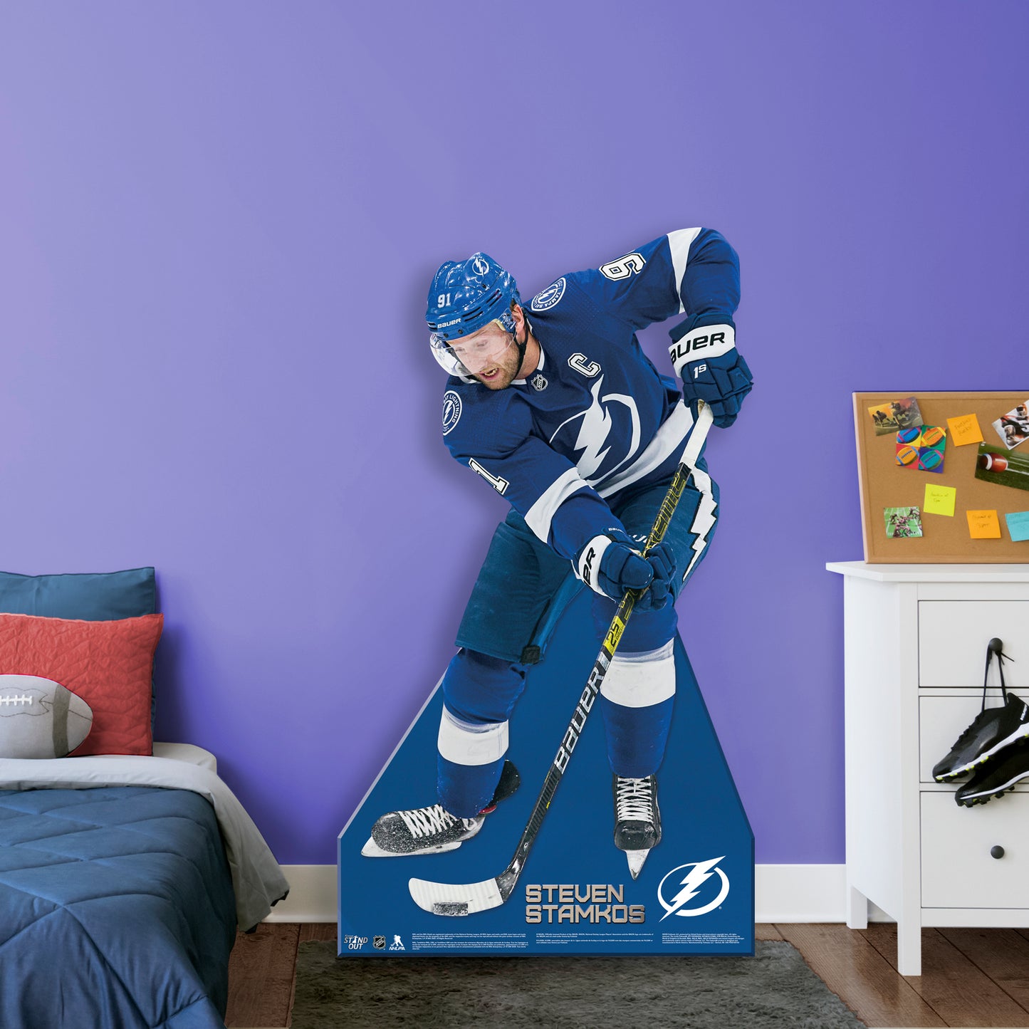 Tampa Bay Lightning: Steven Stamkos    Foam Core Cutout  - Officially Licensed NHL    Stand Out