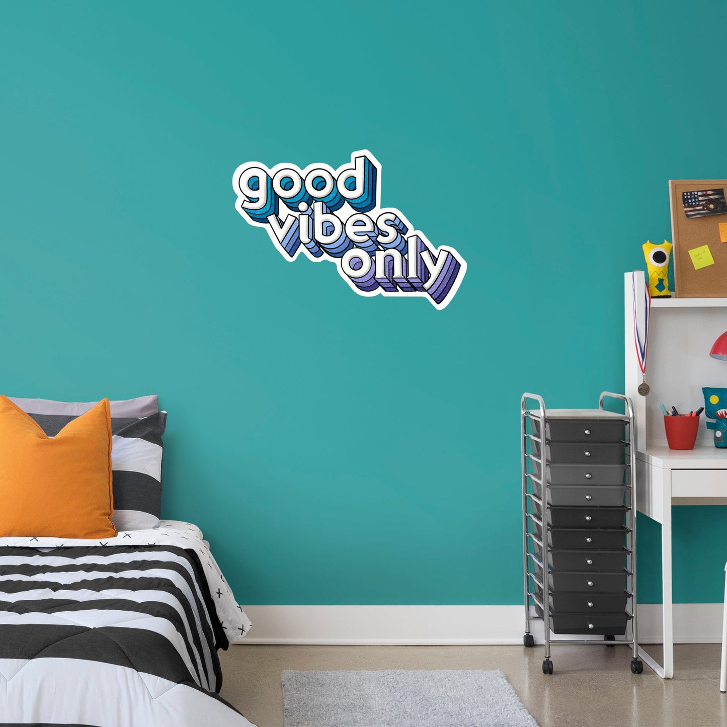Good Vibes Only        - Officially Licensed Big Moods Removable     Adhesive Decal