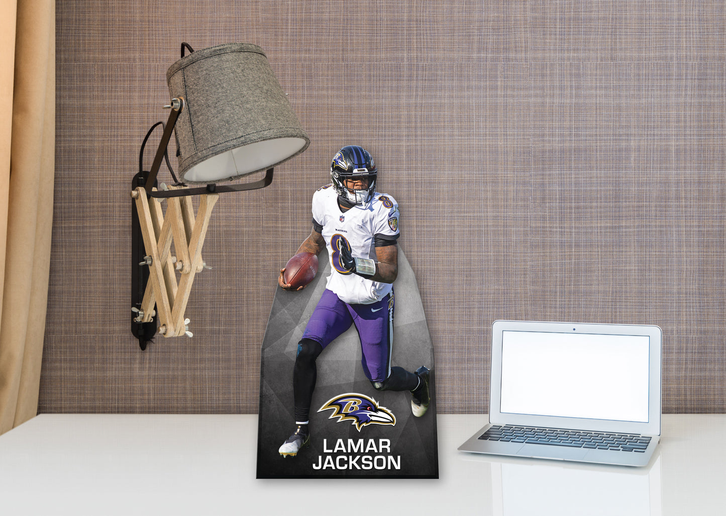 Baltimore Ravens: Lamar Jackson  Stand Out Mini        - Officially Licensed NFL    Stand Out