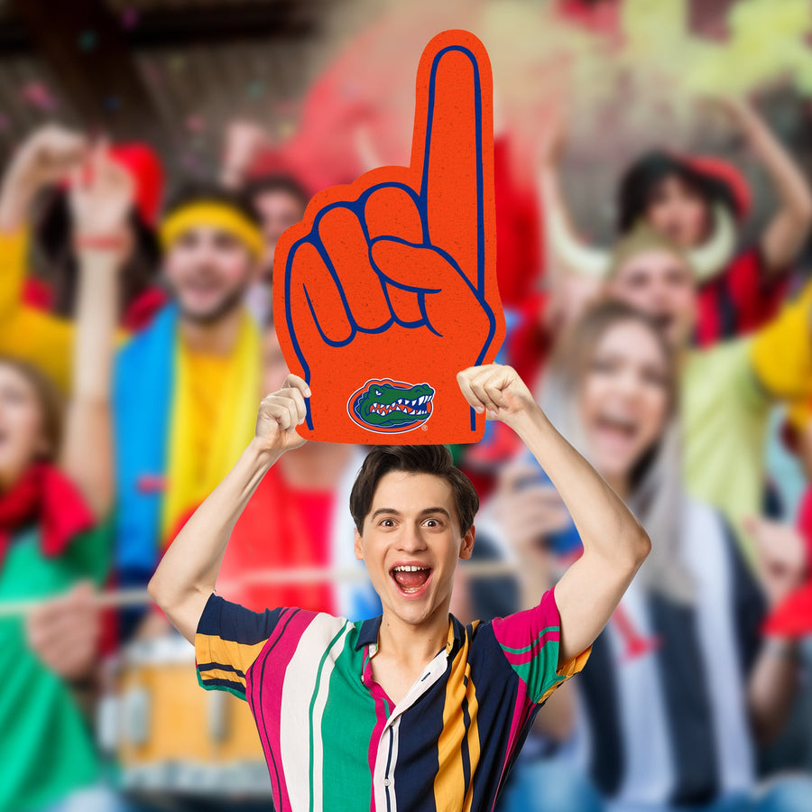 Foam Finger - Big Head - Official NCAA - Florida Gators - Foam Core Cutout