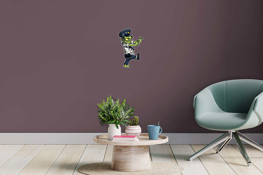 Halloween: Policeman Icon        -   Removable Wall   Adhesive Decal