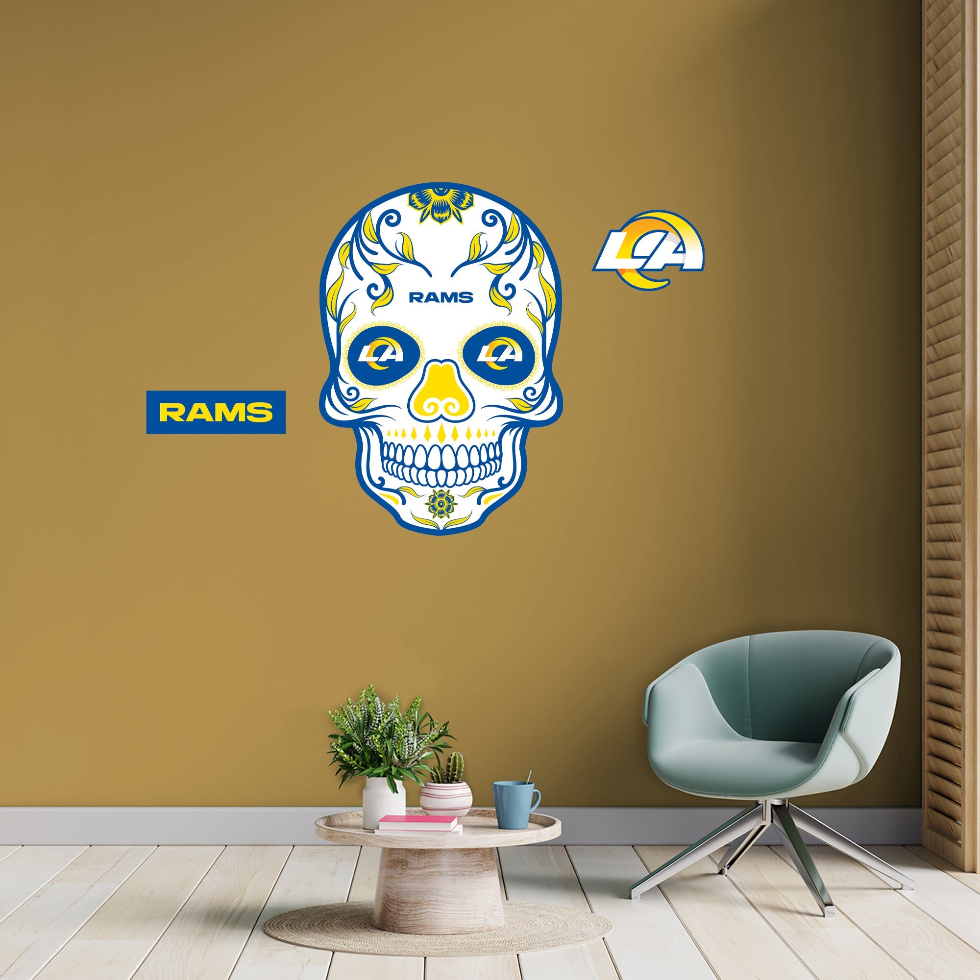 Nfl Skull Collection Los Angeles Rams - RealBig Skull Collection - Official NFL - Reusable ...