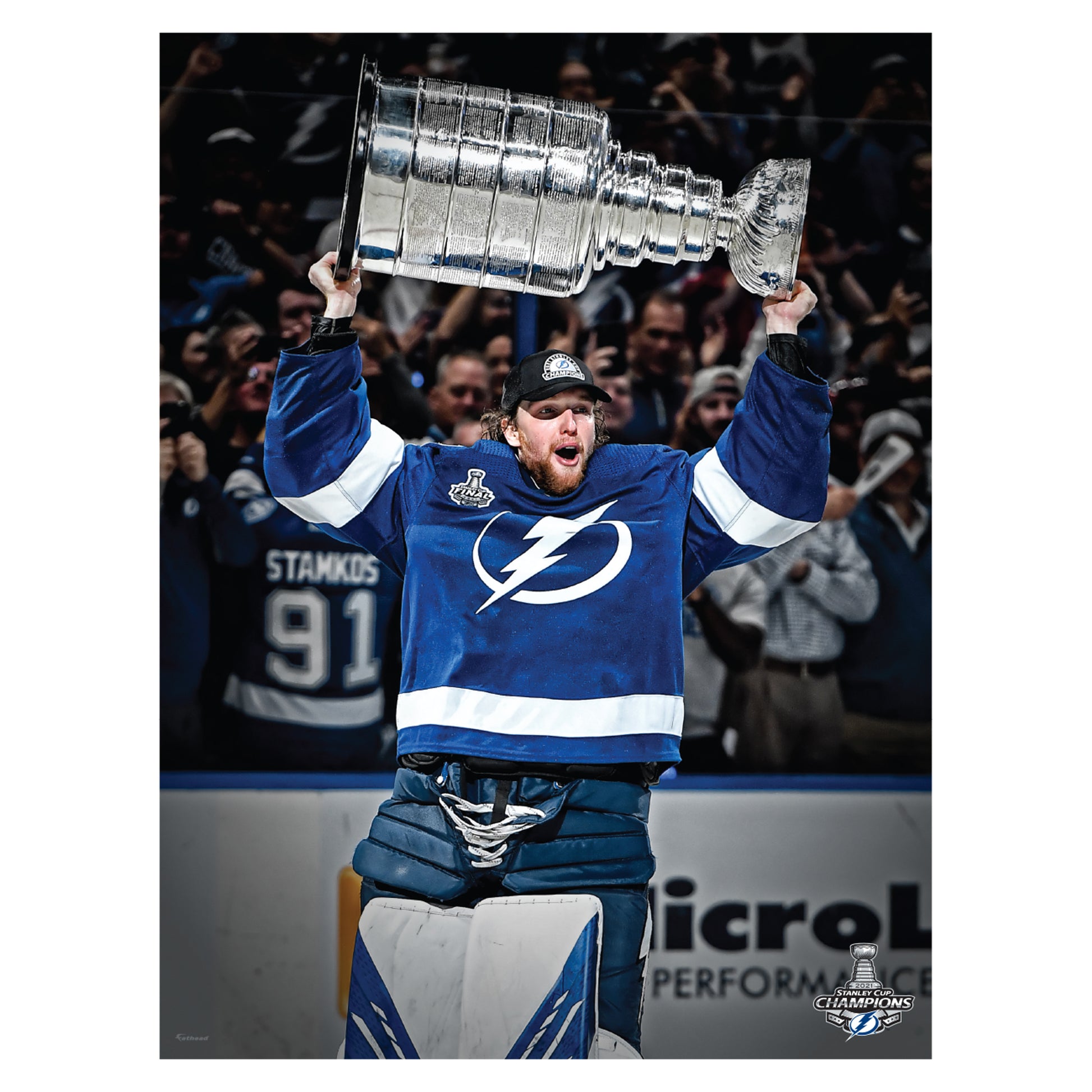 Stanley Cup 2021 League Champion Tampa Bay Lightning Playoff NHL National  Hockey League Sticker Vinyl Decal Laptop Water Bottle Car Scrapbook (2021