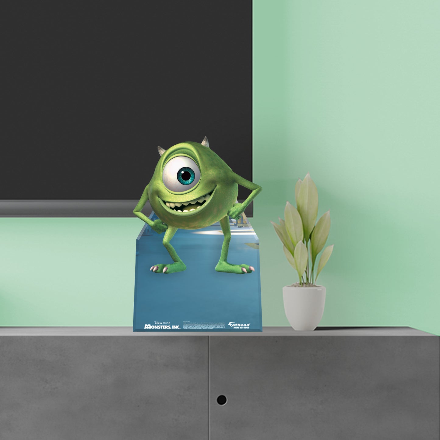 Monsters Inc.: Mike Mini   Cardstock Cutout  - Officially Licensed Disney    Stand Out