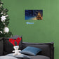 Christmas:  Growing Tree Poster        -   Removable     Adhesive Decal