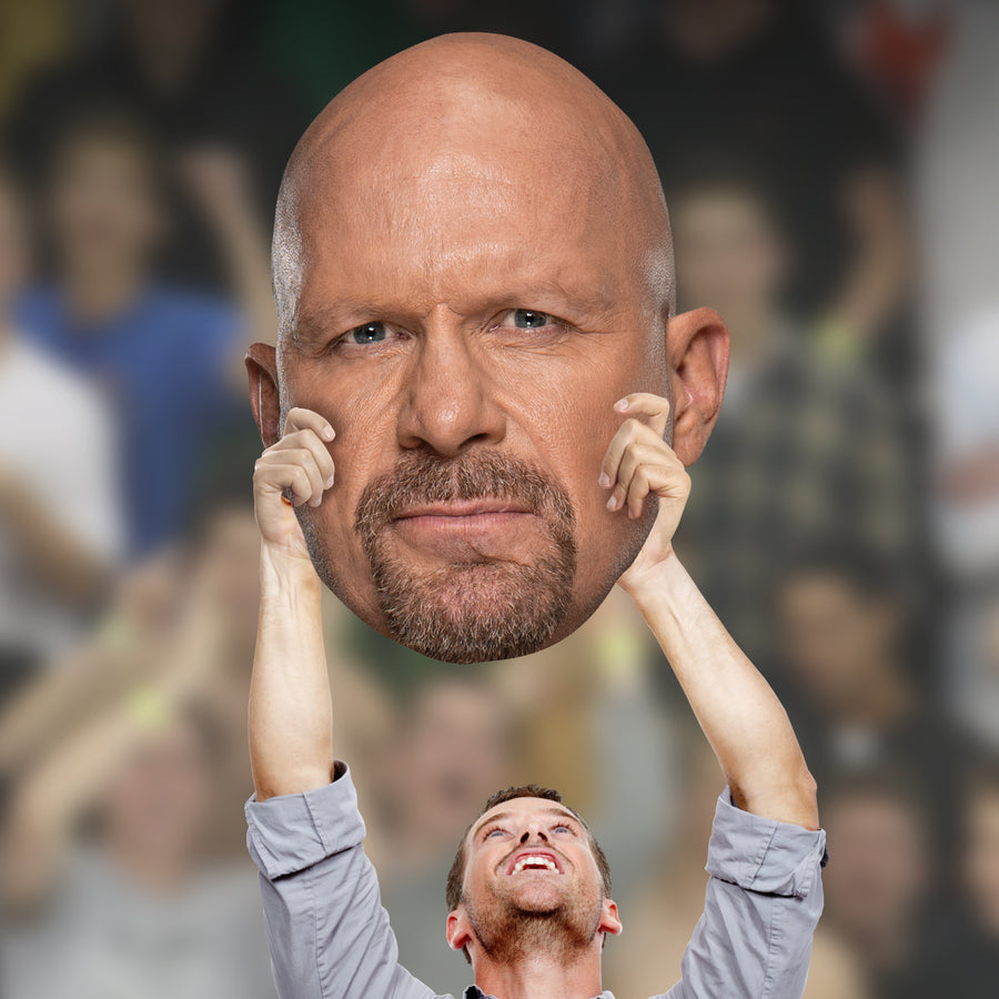 Stone Cold Steve Austin - Big Head - Official WWE - WWE - Foam Core Cutout