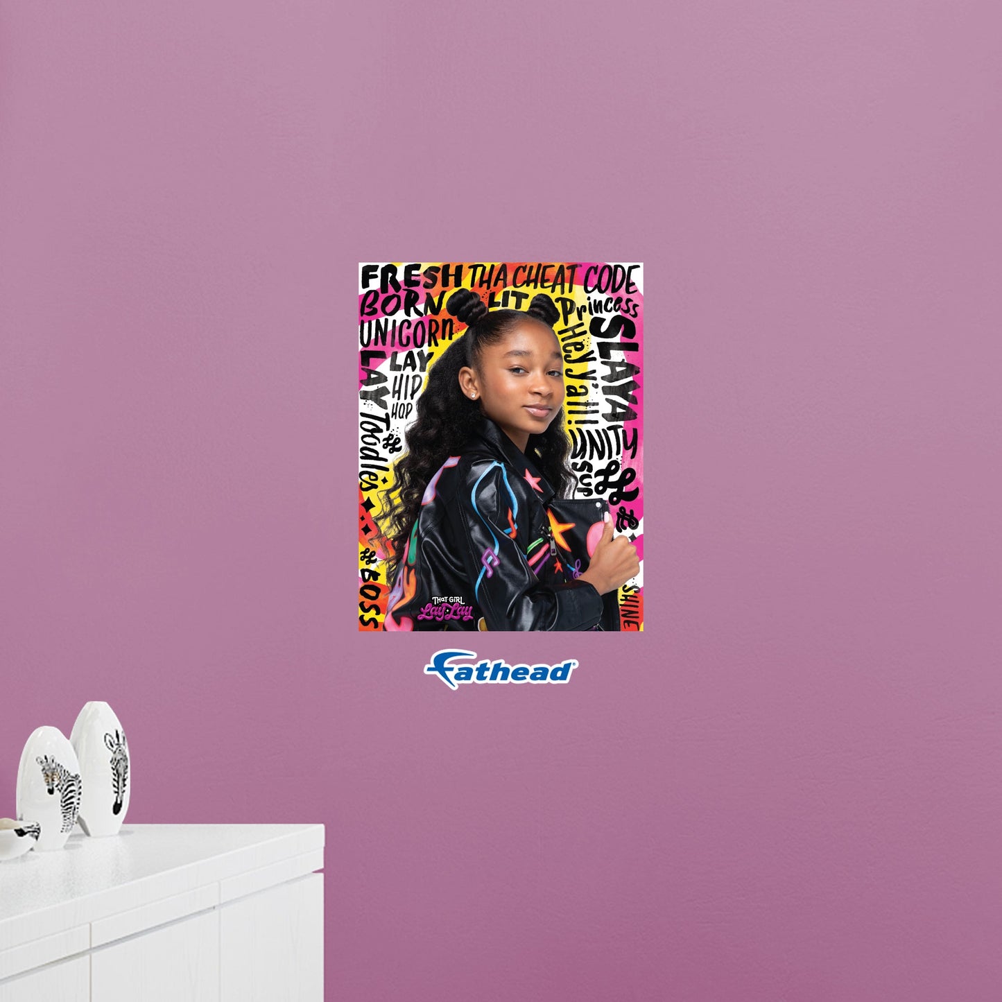 That Girl Lay Lay: Lay Lay Hip Hop Poster - Officially Licensed Nickelodeon Removable Adhesive Decal