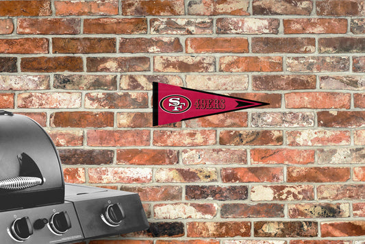 San Francisco 49ers:  Alumigraphic Pennant        - Officially Licensed NFL    Outdoor Graphic