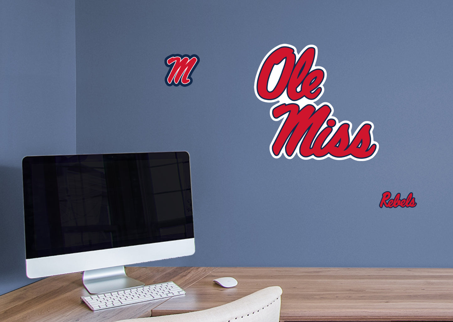 Ole Miss Rebels:   Logo        - Officially Licensed NCAA Removable     Adhesive Decal