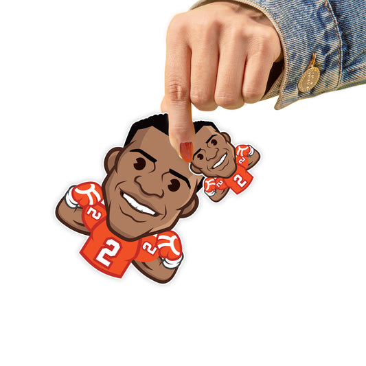 Denver Broncos: Pat Surtain II  Emoji Minis        - Officially Licensed NFLPA Removable     Adhesive Decal