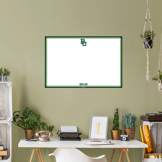 Baylor Bears  X-Large Dry Erase Whiteboard  - Officially Licensed NCAA Removable Wall Decal