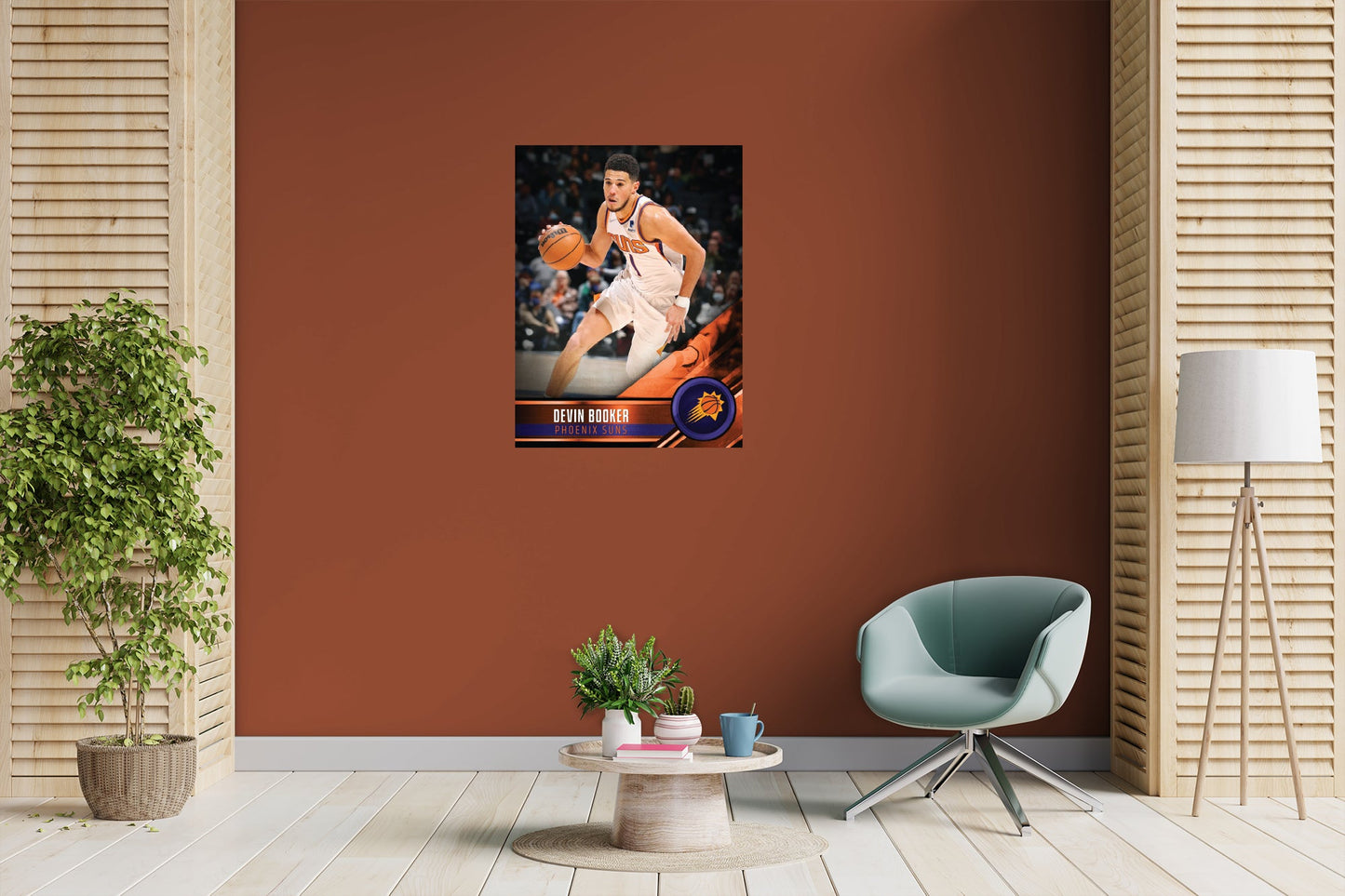 Phoenix Suns: Devin Booker Poster - Officially Licensed NBA Removable Adhesive Decal