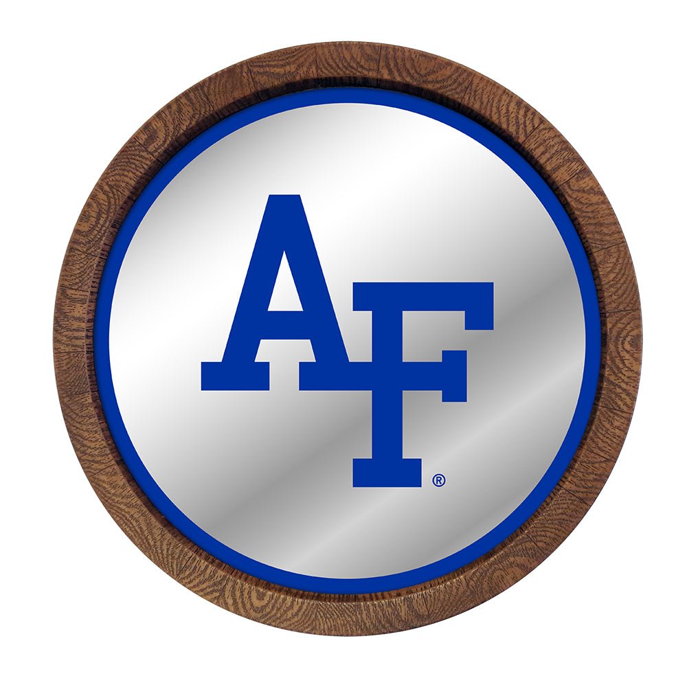 Air Force Falcons: Mirrored Barrel Top Mirrored Wall Sign - The Fan-Brand